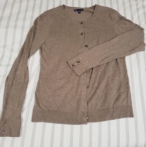 Tan cardigan
